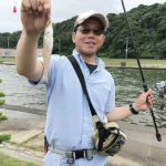 小河川の河口で楽しむキス釣り/下府川河口(島根県浜田市)