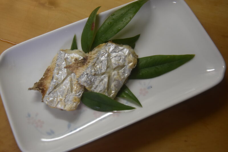 タチウオの塩焼き