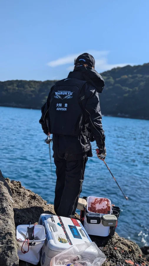 矢ヶ浜で釣る大知豊