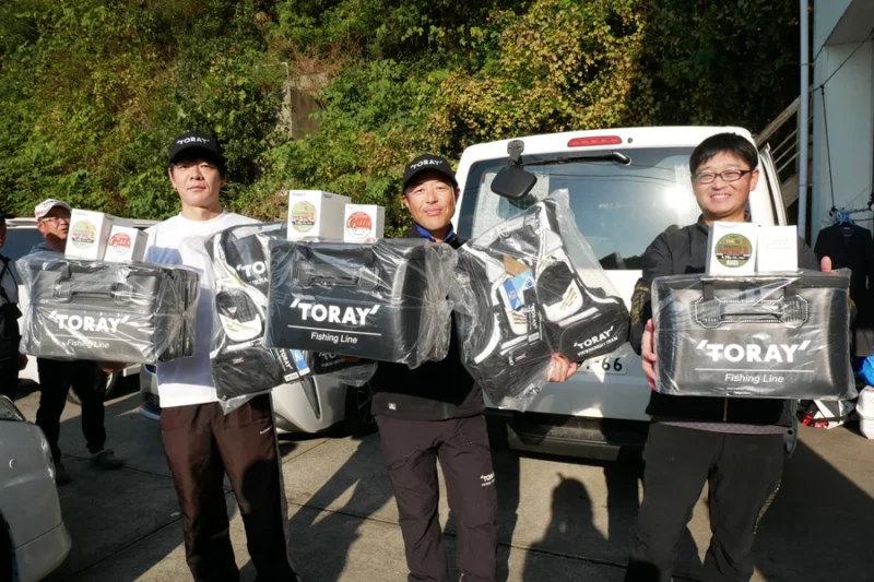東レ懇親グレ釣り大会日振島 上位入賞者