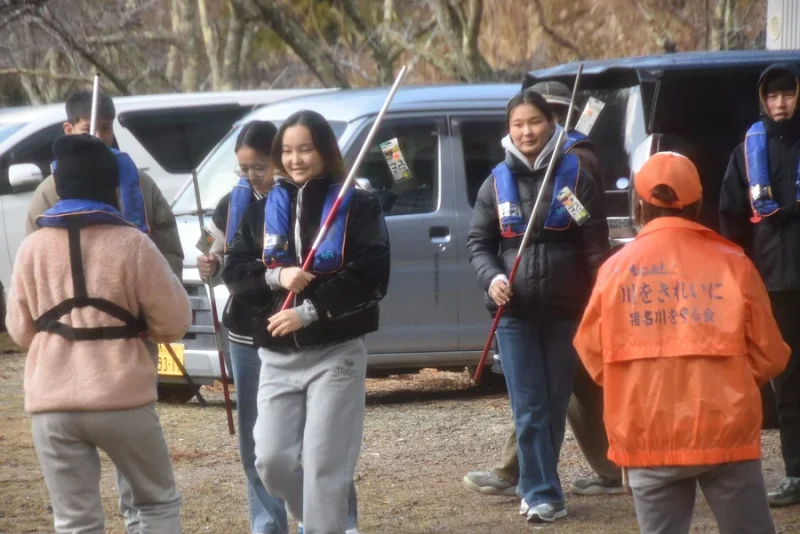 釣り場に移動 釣り教室