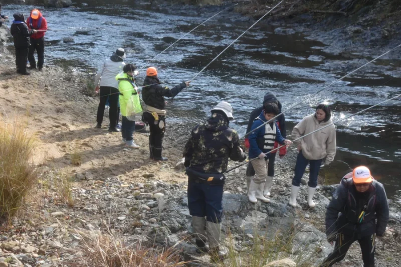 第1回 渓流魚釣り教室 猪名川