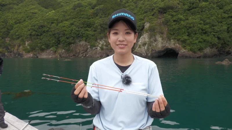 穂先を持つ山口美咲