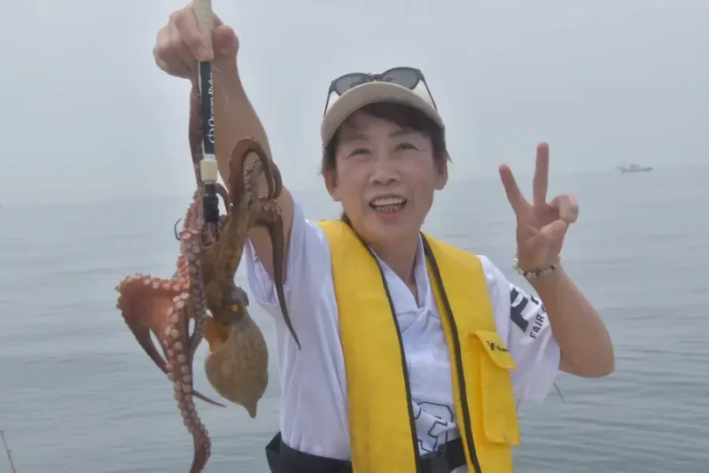 マダコ釣る