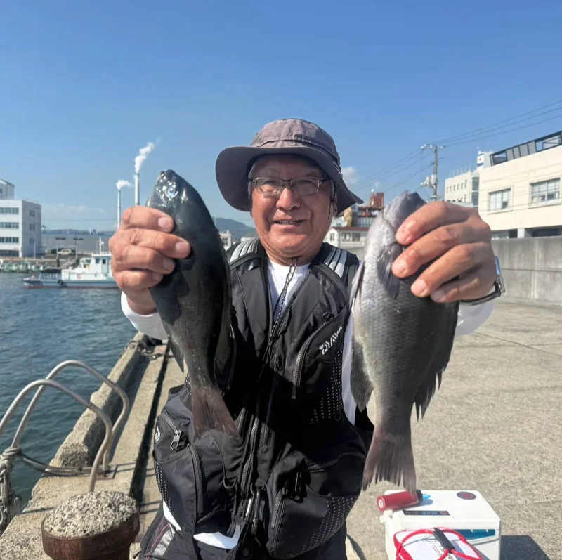 徳山沖のグレ