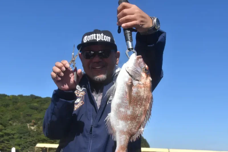 マダイ釣り
