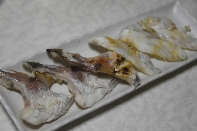 マダイのカマ塩焼き